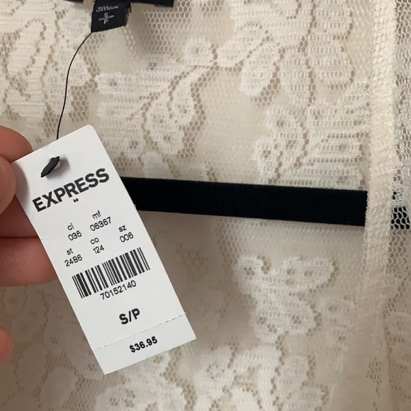 Express lace cardigan /bikini coverup - Picture 5 of 11